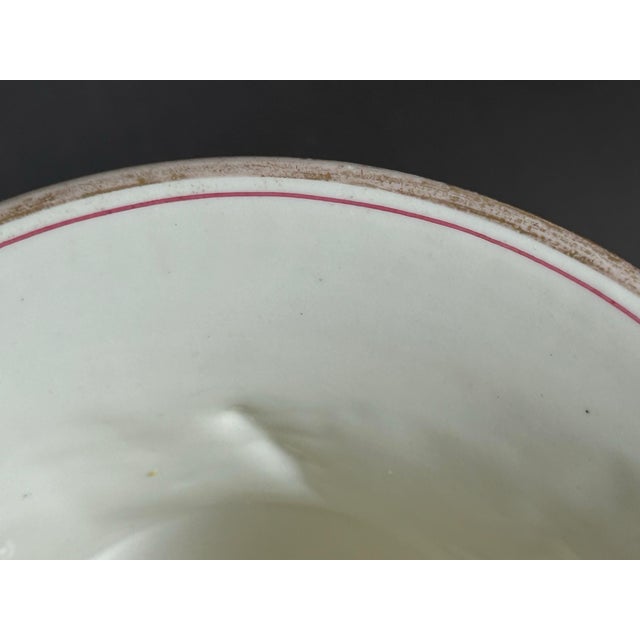 Antique German Neoclassical Porcelain Urn Cachepot With Figural Relief, c.1900 For Sale - Image 11 of 12