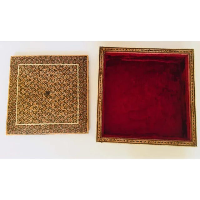 Moorish Micro Sadeli Mosaic Inlaid Jewelry Box For Sale - Image 10 of 11