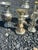 Vintage Mercury Glass Candlesticks and Vases- Set of 10 For Sale - Image 14 of 17
