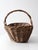 Farmhouse Vintage Wicker Gathering Basket For Sale - Image 3 of 14