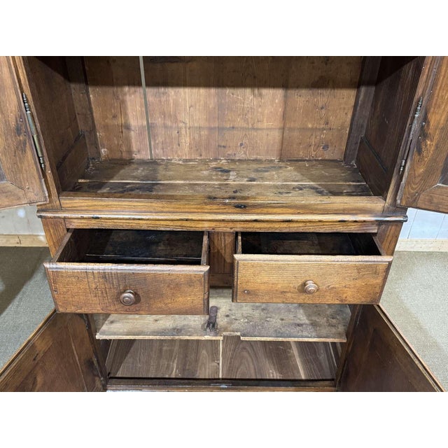 Antique Chestnut Four-Door Cabinet, 1800s For Sale - Image 10 of 15