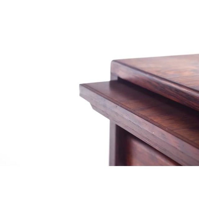 Johannes Andersen Rosewood Coffee Table attributed to Johannes Andersen, Denmark, 1960s For Sale - Image 4 of 9