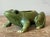 Vintage Boho Glazed Ceramic Frog Planter For Sale - Image 9 of 12