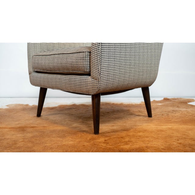 Textile Modern Room & Board 'Quinn' Houndstooth Club Chair For Sale - Image 7 of 17
