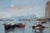 Attilio Pratella, Fishermen in Naples, Oil on Panel, Framed For Sale - Image 5 of 10