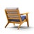 Wood Hans Wegner for Getama Ge290 Mid Century Oak Lounge Chair For Sale - Image 7 of 10