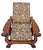 Antique Arts & Crafts Tiger Oak Morris Recliner Chair With Push Button Mechanism c.1900 For Sale - Image 4 of 18