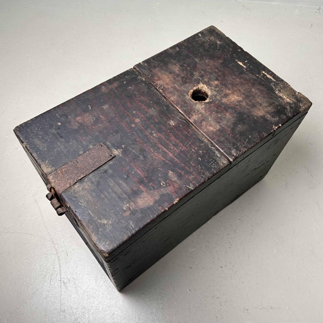 Antique Wooden Zenibako Temple Offering Box, Japan, 1890s For Sale - Image 13 of 18