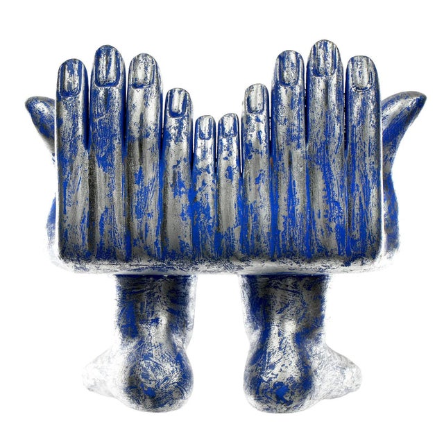 Mid-Century Modern Rare Joined Hand and Foot Surrealism Sculpture by Pedro Friedeberg For Sale - Image 3 of 11