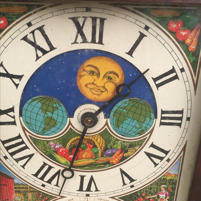 Vintage Burpee Seed Clock Chairish