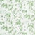 Victorian Sample - Schumacher X Jill Lasersohn Toile De La Prairie Fabric in Green For Sale - Image 3 of 3
