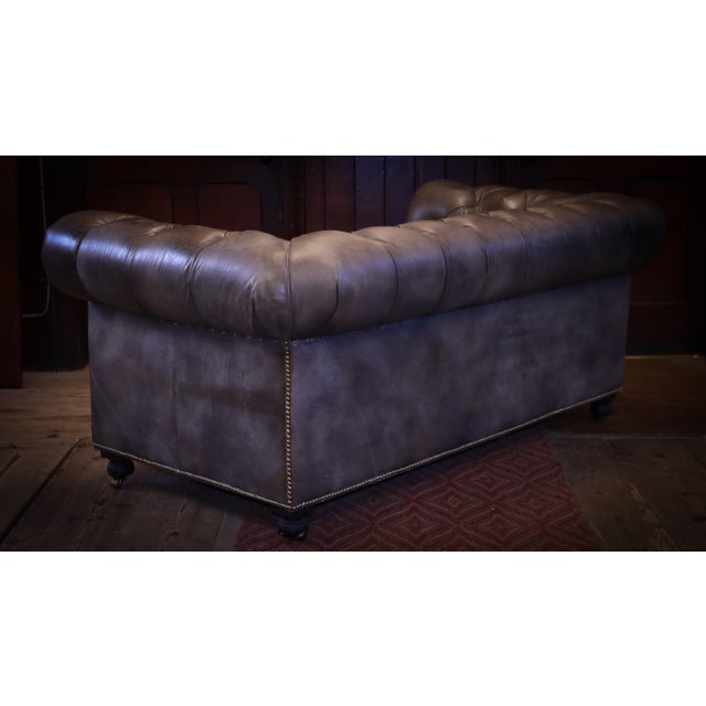 Westminster Two-Seater Leather Sofas from Timothy Oulton, 2016, Set of 2 For Sale - Image 9 of 18