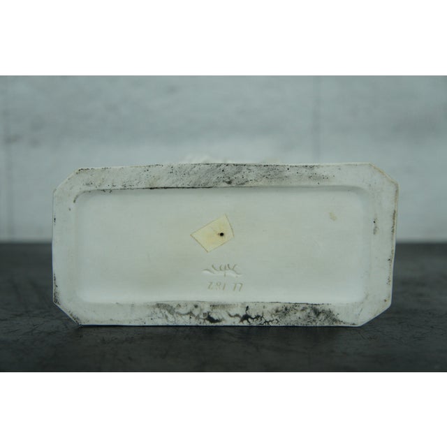 Ceramic 1930s Hugo Meisel German Schwarzburger Porcelain Man With Fruit Figurine For Sale - Image 7 of 12