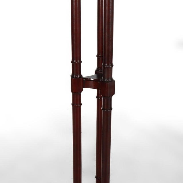 Pair of Antique Mersman Regency Mahogany Display Pedestals Signed C1930 For Sale - Image 12 of 16