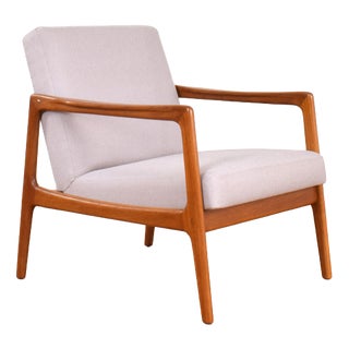 Mid-Century Modern Swedish Teak Armchair by Alf Svensson for Dux, 1960s For Sale