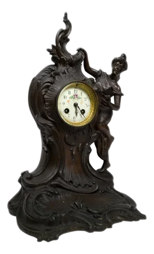 Napoleon Iii Chimney Clock, 19th Century