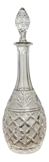 Antique Cut Glass Decanter, 1900