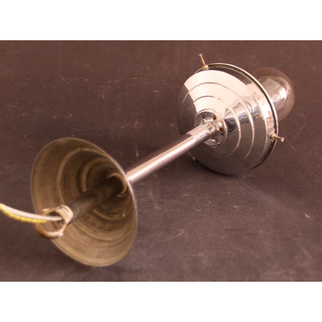 1920s Large French Art Deco Pendant Light from Muller Frères, 1920s For Sale - Image 5 of 14