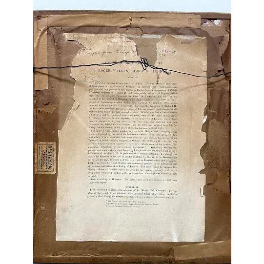 Paint Antique Hand Colored Etching and Aquatint, Rojer Walden, Bishop of London, 1813 For Sale - Image 7 of 10