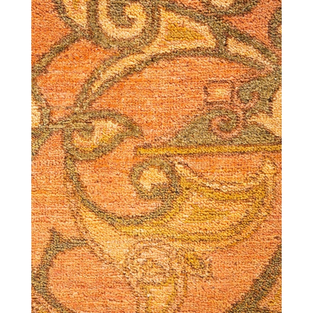 Traditional Mogul, One-of-a-Kind Hand-Knotted Area Rug - Pink, 8' 1" x 9' 10" For Sale - Image 3 of 8