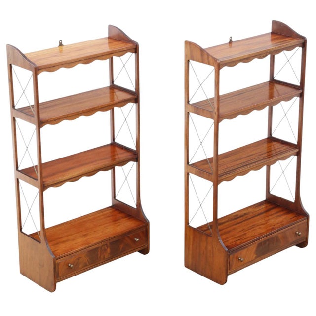 1980s Vintage Mahogany Bookcases, 1980s, Set of 2 For Sale - Image 5 of 11