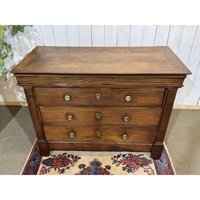 19th Century Restoration Chest of Drawers in Chestnut For Sale - Image 13 of 16