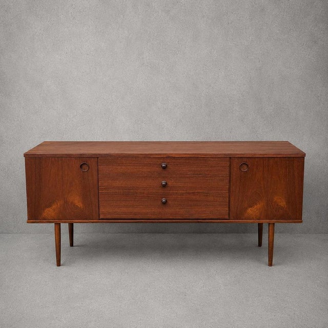 Mid-Century Teak Sideboard from Avalon Furniture, 1960s For Sale - Image 9 of 9