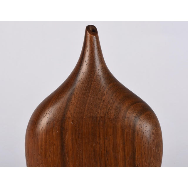 Measurements: Height: 9.5" Width: 5.5" Depth: 2" Has some scratches and a small chip near top. Overall good condition.
