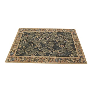 Approx: 6 X 9 Floral Print Aubusson Rug For Sale