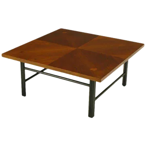 Baker Far East Square Mahogany Coffee Table