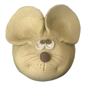 Vintage 1960s 1970s Kitsch Mouse Planter Cache Pot Ceramic Unmarked Euc