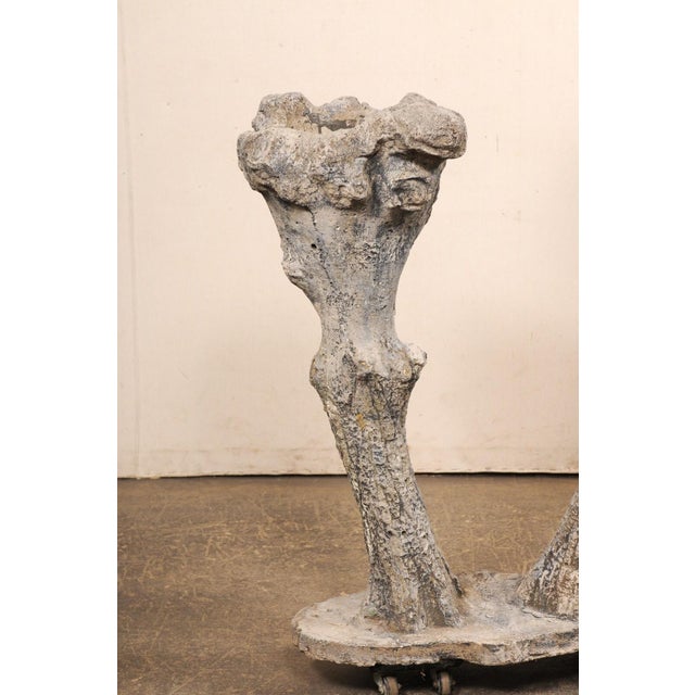 Spanish Mid 20th Century Spanish Faux Bois Garden Planter For Sale - Image 3 of 12