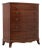 Biggs 5 Drawer Inlaid Mahogany High Chest For Sale