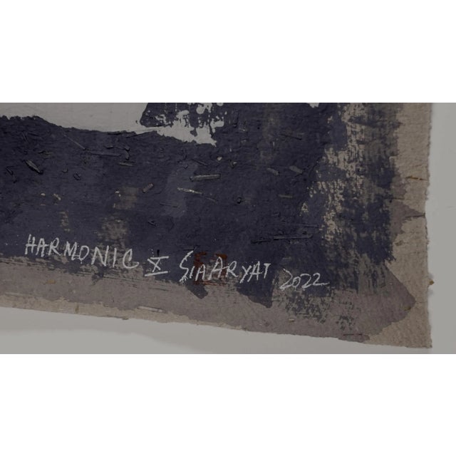 Contemporary "Harmonic. X" Contemporary Original Abstract Acrylic Painting, Framed For Sale - Image 3 of 5