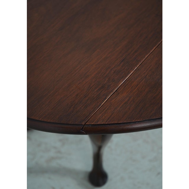 Kittinger Queen Anne Mahogany Drop Leaf Coffee Table For Sale - Image 11 of 15