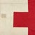 This vintage red cross flag is made from a sheer woolen cloth in yellowed off-white, with fully sewn emblem visible on...