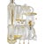 Ornate Murano Glass Chandelier with Refined Gold Trimming by Simoeng For Sale - Image 6 of 9