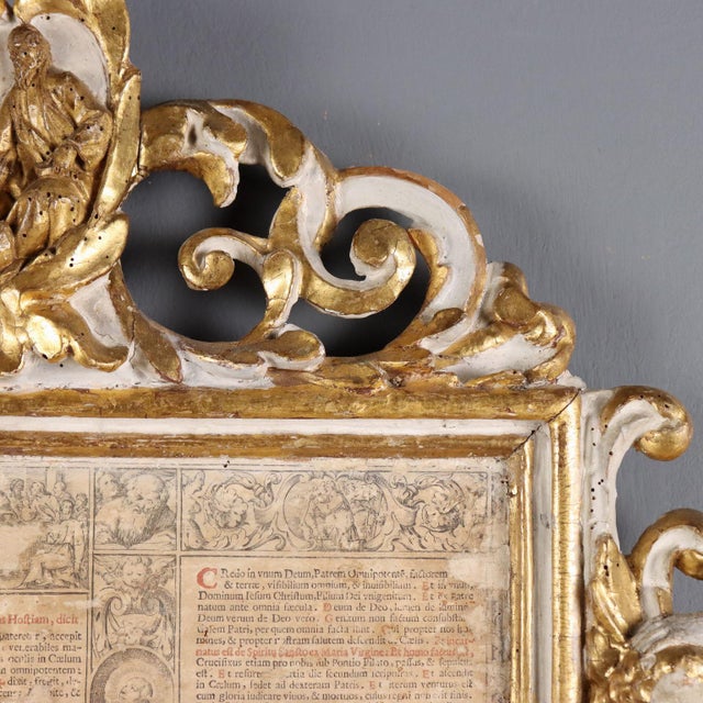 Cantagloria in Carved, Lacquered and Gilded Wood For Sale - Image 5 of 10