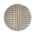 Vintage Round Black & White African Zulu Shield Wall Object For Sale - Image 4 of 4