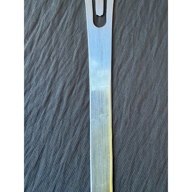 Metal Mid 20th Century Sterling Silver Monogrammed Letter Opener For Sale - Image 7 of 10