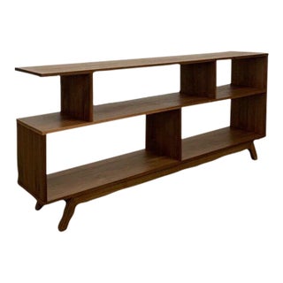 Handcrafted Double Tier Bookshelf by Vop For Sale