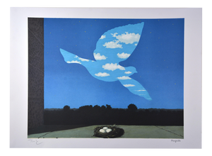 Rene Magritte, The Return, 2003, Lithograph