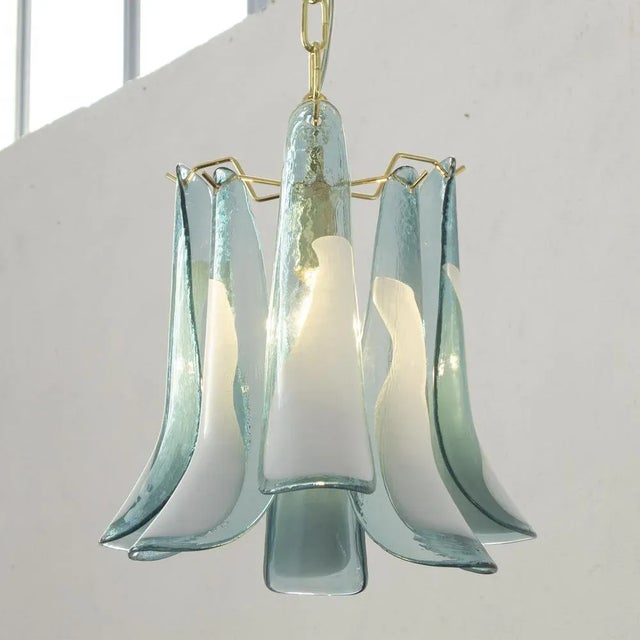1990s Murano Glass Petal Chandelier, 1990s For Sale - Image 5 of 13