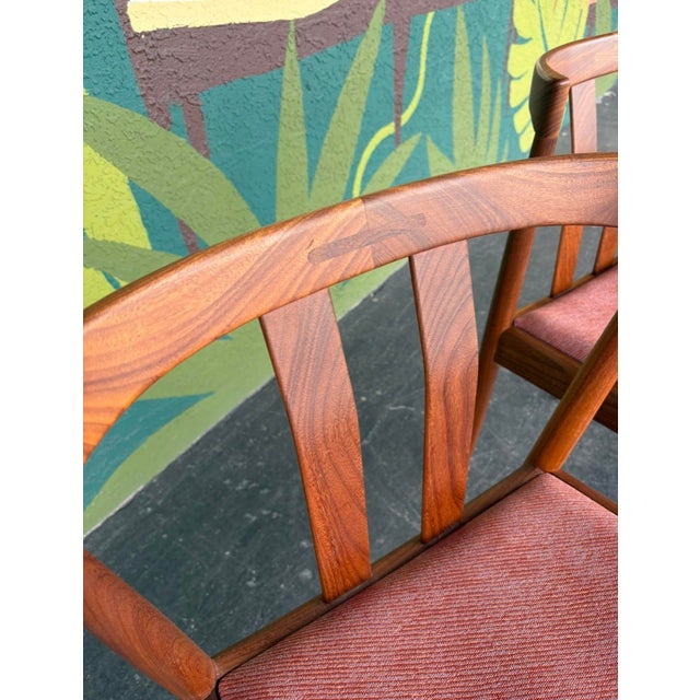 Brown Danish Modern Folke Ohlsson for Dux Chair Pair For Sale - Image 8 of 10