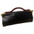A 1980s Black Leather and Faux Tortoiseshell Bakelite Italian Top Handle Bag For Sale - Image 16 of 17