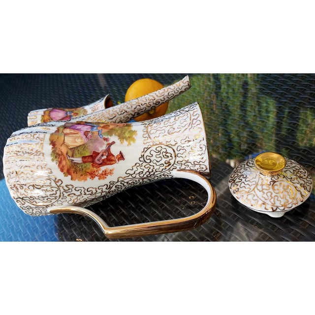 Vintage Teapot and Fragonard Jug, 1930 For Sale - Image 10 of 18