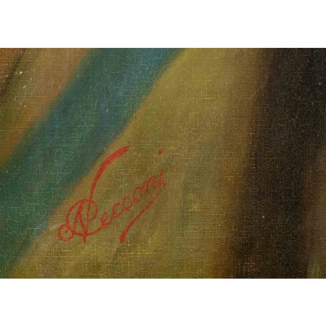 Niccolò Cecconi, The Little Concert (Concertino), Oil on Canvas, Late 19th Century For Sale - Image 4 of 6