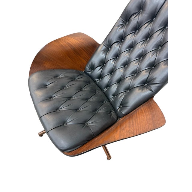 Mid 20th Century Mid-Century Modern Plycraft Mr. Chair & Ottoman For Sale - Image 5 of 10