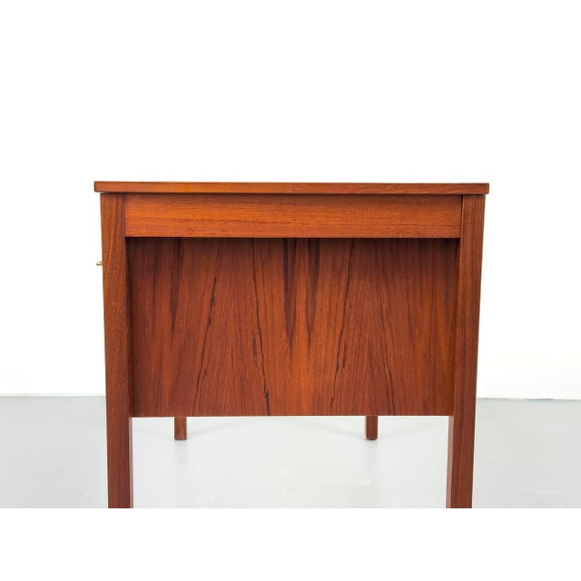 Small Teak Desk with Drawers from Domino Møbler, 1970s For Sale - Image 13 of 17