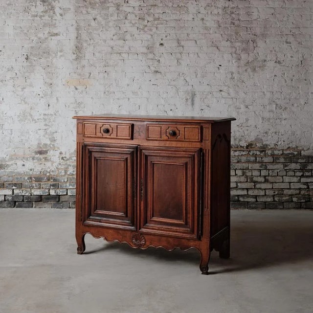 French 18th Century French Walnut Maltese Cupboard For Sale - Image 3 of 13